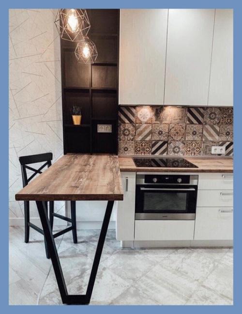 Стильный дизайн на кухне. 02