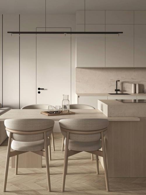 Самое сложное в реализации таких проектов - собрать все материалы в идеальный Match по цветам и фактурам. 01