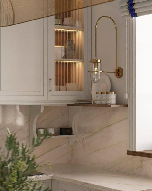 Эта кухня - настоящее сердце дома, где уют и эстетика слились воедино. 08