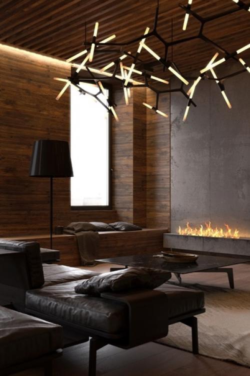 Дерево в интерьере- нестареющий элемент дизайна. 02