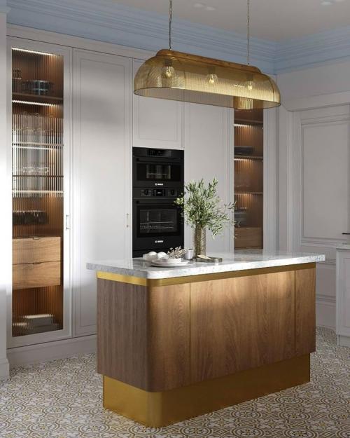 Эта кухня - настоящее сердце дома, где уют и эстетика слились воедино. 03