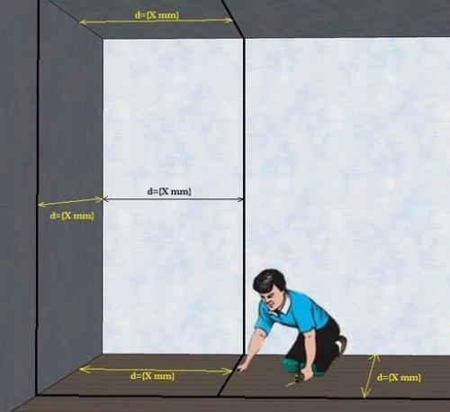 Монтаж каркасно - обшивных перегородок на деревянном каркасе. 01 Монтаж каркасно - обшивных перегородок на деревянном каркасе. 01