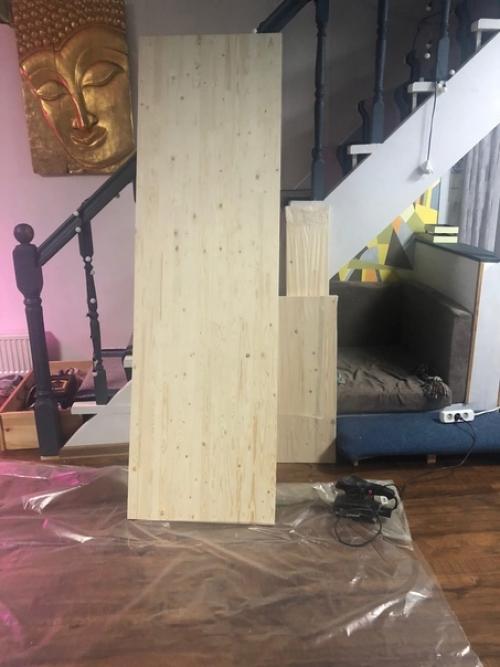 Не реставрация, но первая мебель своими руками. 05