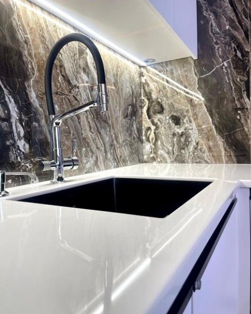 Кухня готова.  Один из самых сложных проектов. 02