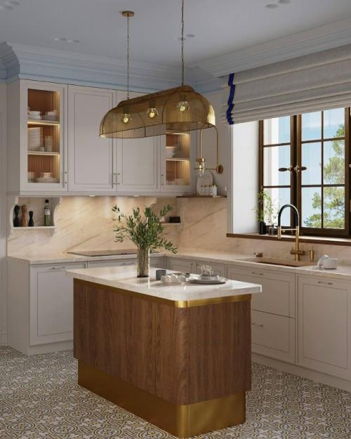 Эта кухня - настоящее сердце дома, где уют и эстетика слились воедино. 04