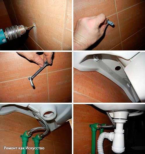 Монтаж раковин самостоятельно: разных типов для разных нужд. 02 Монтаж раковин самостоятельно: разных типов для разных нужд. 02