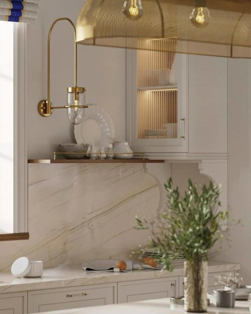 Эта кухня - настоящее сердце дома, где уют и эстетика слились воедино. 01