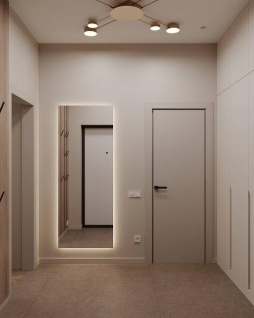 Спокойный, обволакивающий интерьер в тёплых бежевых оттенках. 07