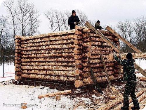 Мы строим баню. 04