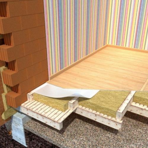 Мы утепляем пол в загородном доме. 03