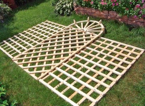 Деревянный трельяж - опора своими руками. 07 Деревянный трельяж - опора своими руками. 07