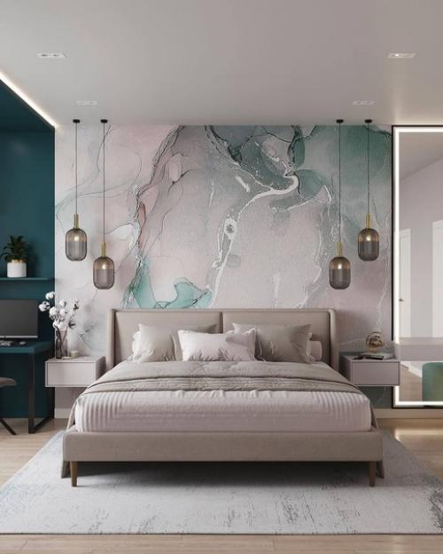 Как впм такое цветовое решение в интерьере комнаты? 05