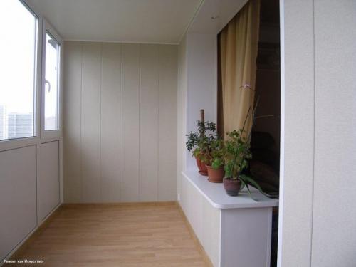 Материалы для отделки лоджии и балкона. 01