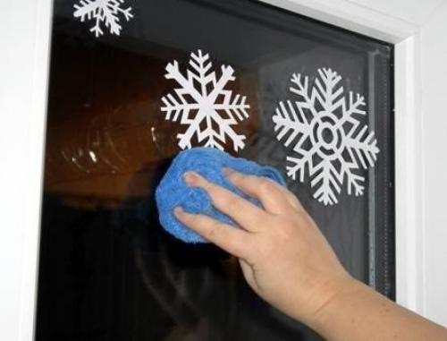 Мы украшаем окна к новому году. 06 Мы украшаем окна к новому году. 06