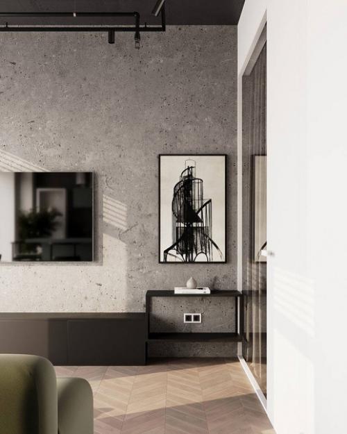 Интересная кухня - гостиная, которая подойдёт не каждому, но оценят многие, особенное дизайнерские решения и сочетание цветов! 03