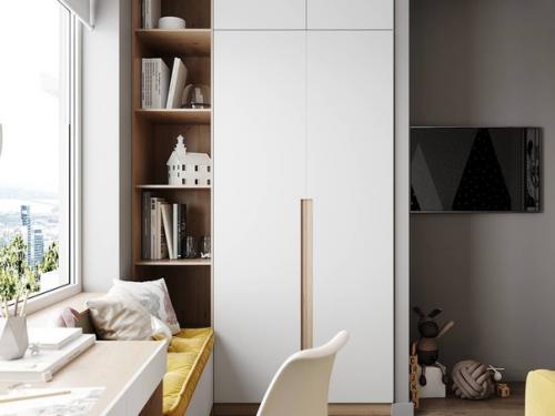 Интересный яркий интерьер детской комнаты. 04