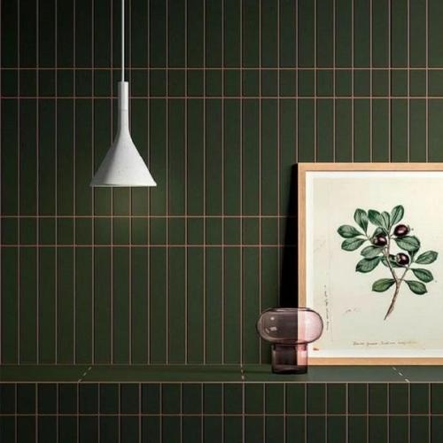 Классный способ добавить красок в ванной комнате - цветная затирка. 05