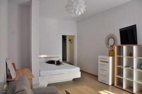 В отделке стен решили использовать покраску. 04