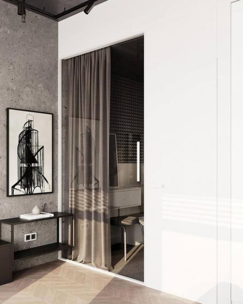 Интересная кухня - гостиная, которая подойдёт не каждому, но оценят многие, особенное дизайнерские решения и сочетание цветов! 05