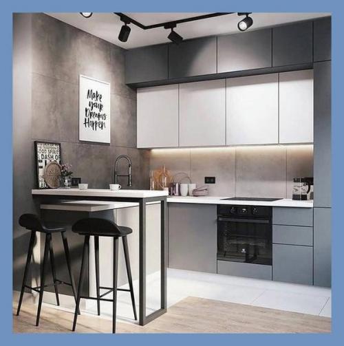 Дизайн интерьера в тёмных тонах. 06