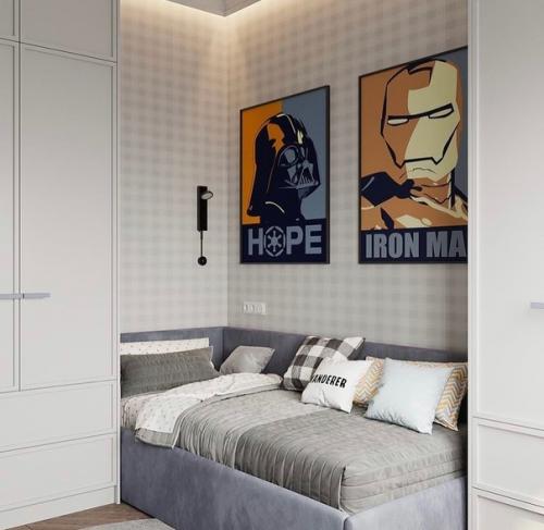 Школа ремонта.  Детская комната для мальчика. 01