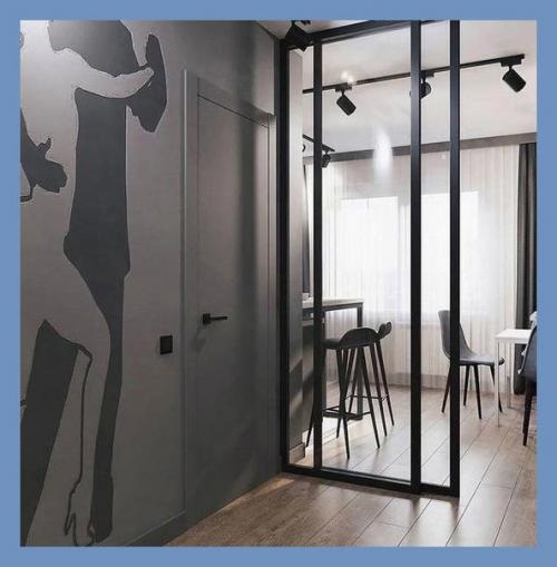 Дизайн интерьера в тёмных тонах. 05