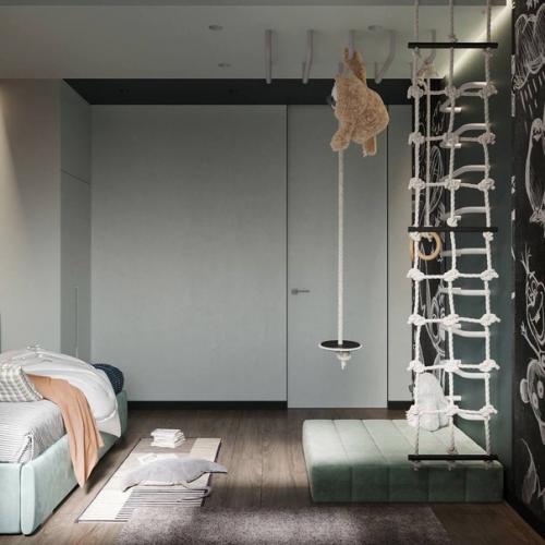 Современная стильная комната, которая с первого взгляда не оставила равнодушным своего юного хозяина. 02