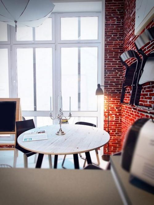 Дизайн интерьера в стиле лофт_ квартира - мастерская для творческого молодого человека. 02