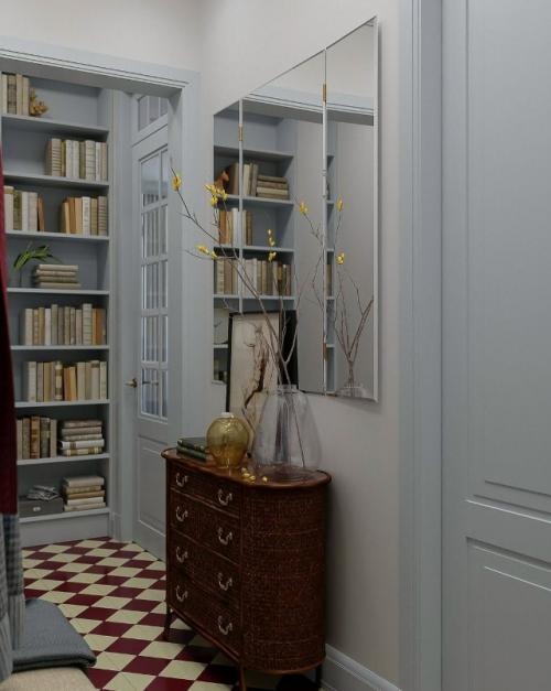 Интерьер сочетает классическую основу и современные акценты, создавая пространство, в котором легко жить, творить и отдыхать. 04