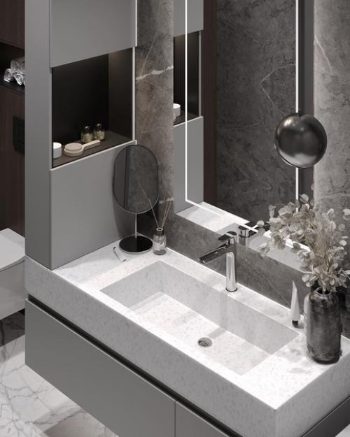 Ванная комната.  Площадь около 5 кв. 04