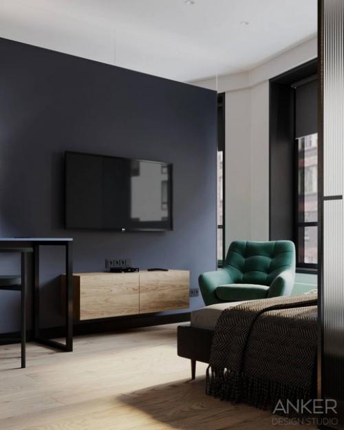 Проект квартиры студии 28 кв. 01