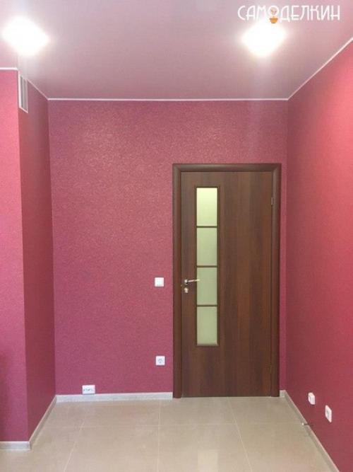 Вот и закончил квартиру, последним этапом была поклей - ка обоев в кухне. 06