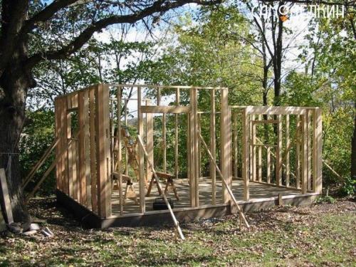 Cадовый сарай своими руками. 04