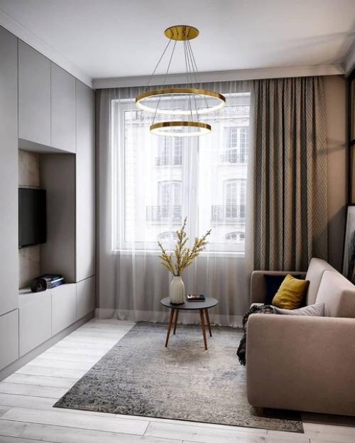 Даже в небольшой студии можно уютно и функционально разместиться. 02