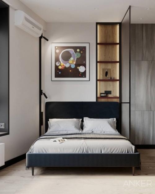 Проект квартиры студии 28 кв. 02