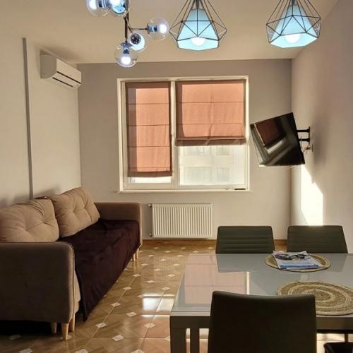 Кухня студия + спальня. 08