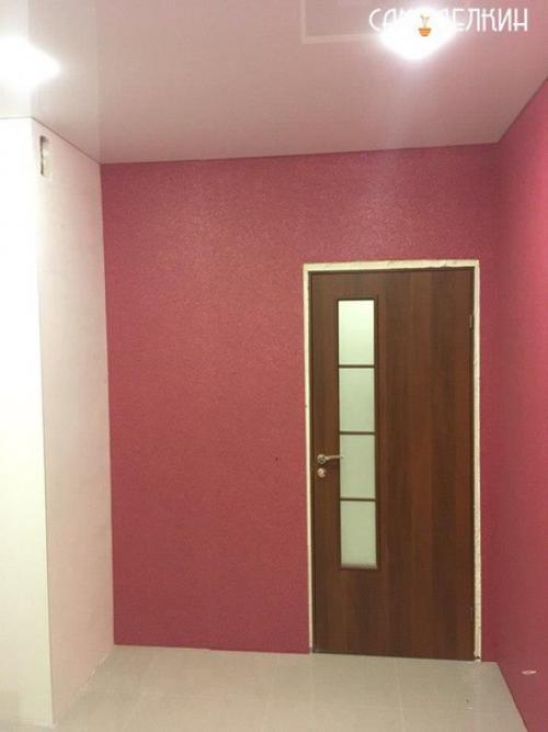 Вот и закончил квартиру, последним этапом была поклей - ка обоев в кухне. 03