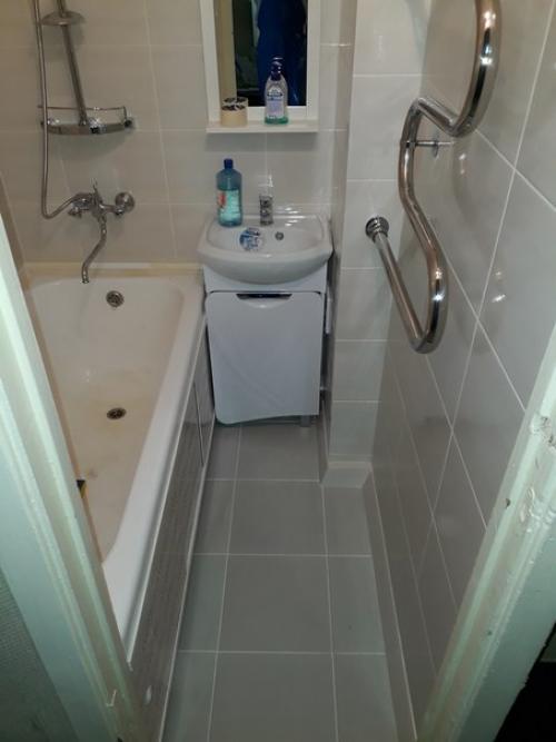 Бюджетный ремонт ванной комнаты. 06