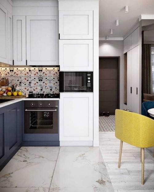 Даже в небольшой студии можно уютно и функционально разместиться. 05