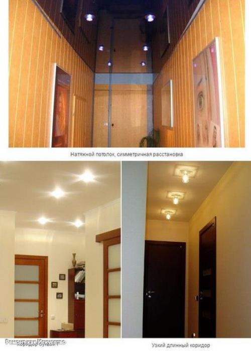 Правила размещения светильников на потолке. 01