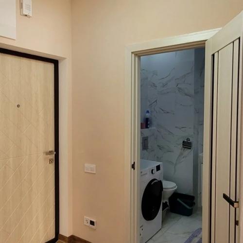 Кухня студия + спальня. 02