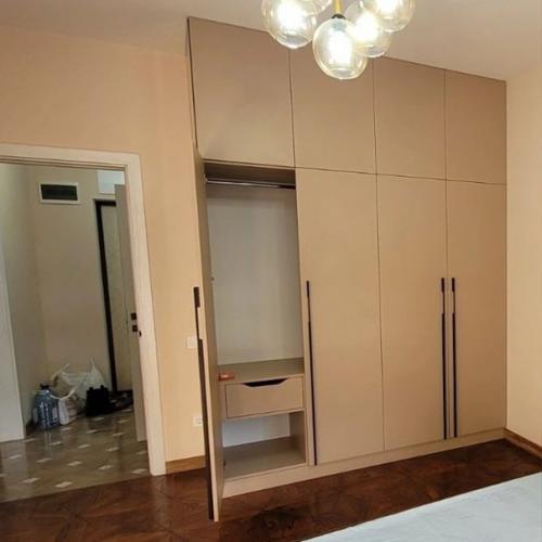 Кухня студия + спальня. 05