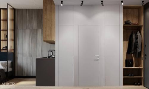 Проект квартиры студии 28 кв. 05