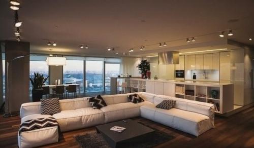 Квартира на 47-м этаже башни Санкт-петербург с панорамным видом на Москву в жилом комплексе Moscow Sity на пресненской набережной, 220. 06