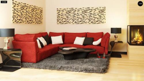 Элегантный двухэтажный дом с боковым гаражом и кабинетом на первом этаже. 05