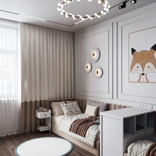 Дизайн - проект спальни с балконом и детской. 07