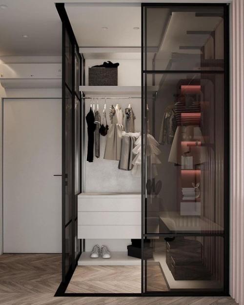 Просторная девичья детская комната с фламинго, площадью 21 кв. 07