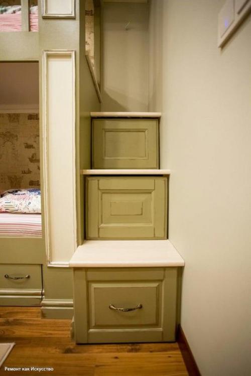 Оригинальное и яркое решение для детских комнат - двухъярусная кровать. 05