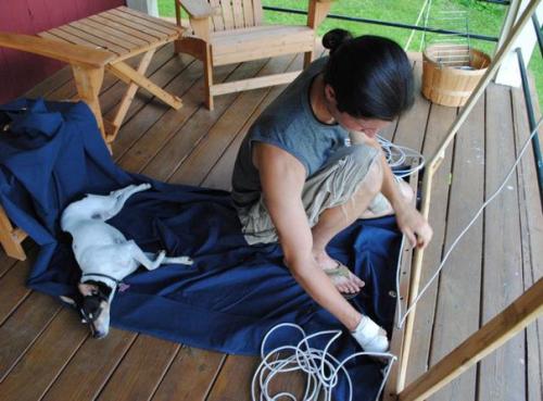 Как сделать гамак своими руками. 06