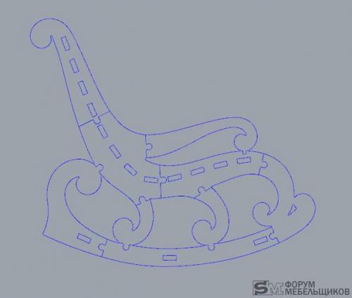 Кресло - качалка своими руками. 04